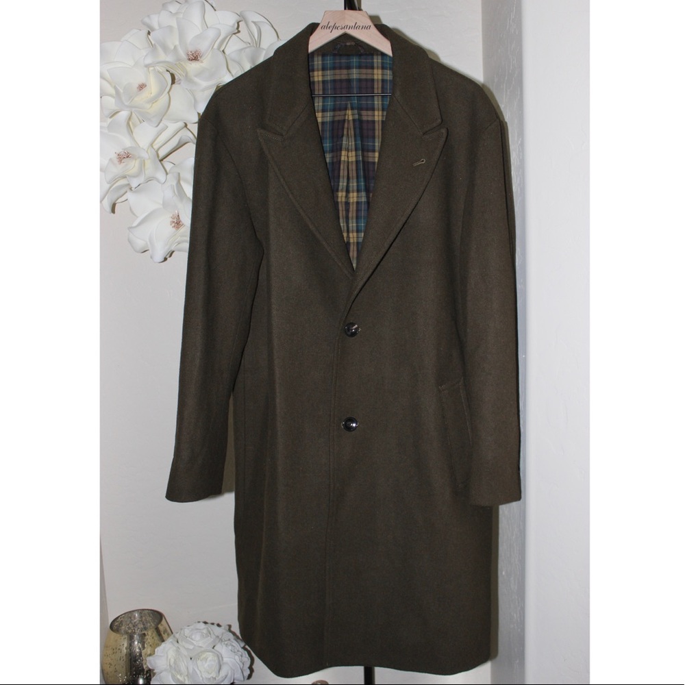 NWT Saturdays New York City Kawano Wool Blend Overcoat